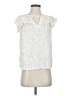 Ann Taylor LOFT 100% Rayon Ivory Short Sleeve Blouse Size XS - photo 1