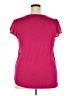 Papermoon 100% Polyester Pink Short Sleeve Blouse Size 2X - photo 2