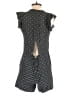 Madewell 100% Polyester Polka Dots Blue Black Romper Size XS - photo 2