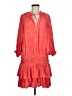 Current Air 100% Polyester Orange Casual Dress Size M - photo 1