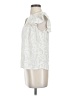 Ann Taylor LOFT 100% Rayon Ivory Short Sleeve Blouse Size XS - photo 5