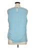 Vince Camuto 100% Polyester Blue Sleeveless Blouse Size XL - photo 2