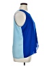 Vince Camuto 100% Polyester Blue Sleeveless Blouse Size XL - photo 4
