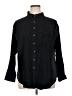 Torrid 100% Rayon Solid Black Long Sleeve Button-Down Shirt Size 1X Plus (1) - photo 1