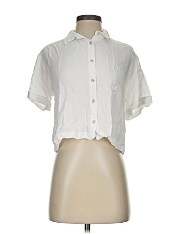 Rose + Olive Short Sleeve Blouse (view 1)