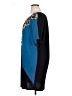 Tiana B. Animal Print Blue Casual Dress Size 14 - photo 5