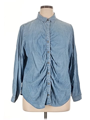 Cloth & Stone 3/4 Sleeve Button-Down Shirt (view 1)
