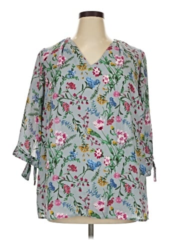 Violet & Claire 3/4 Sleeve Blouse (view 1)