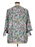 Violet & Claire 100% Polyester Blue 3/4 Sleeve Blouse Size 1X - photo 2