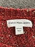 CALVIN KLEIN JEANS Tweed Burgundy Pullover Sweater Size XS - photo 7