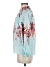 Unbranded 100% Polyester Floral Teal 3/4 Sleeve Blouse Size M - photo 5