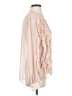 BCBGMAXAZRIA 100% Polyester Pink Long Sleeve Blouse Size S - photo 4