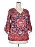 Unbranded Orange 3/4 Sleeve Blouse Size XXL - photo 1