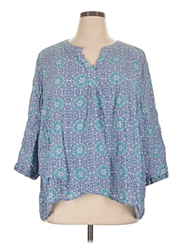 Jones New York 3/4 Sleeve Blouse (view 1)