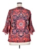 Unbranded Orange 3/4 Sleeve Blouse Size XXL - photo 2