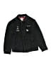 Cat & Jack 100% Cotton Graphic Black Denim Jacket Size 6 - 7 - photo 1