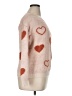 Hem & Thread Hearts Pink Pullover Sweater Size XL - photo 4