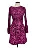 Maje 100% Polyester Animal Print Pink Cocktail Dress Size 10 - photo 1