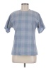Assorted Brands 100% Cotton Blue Short Sleeve Blouse Size 8 - photo 1