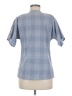 Assorted Brands 100% Cotton Blue Short Sleeve Blouse Size 8 - photo 2