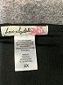 Love Squared Solid Black Cocktail Dress Size 2X - photo 7