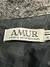AMUR 100% Recycled Polyester Silver 3/4 Sleeve Blouse Size 10 - photo 4