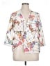 Joseph Ribkoff 100% Polyester Print White Blazer Size 16 - photo 1