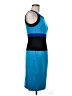 Calvin Klein Color Block Blue Cocktail Dress Size 6 - photo 4