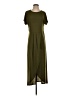 Unbranded Solid Green Casual Dress Size 4 - photo 1