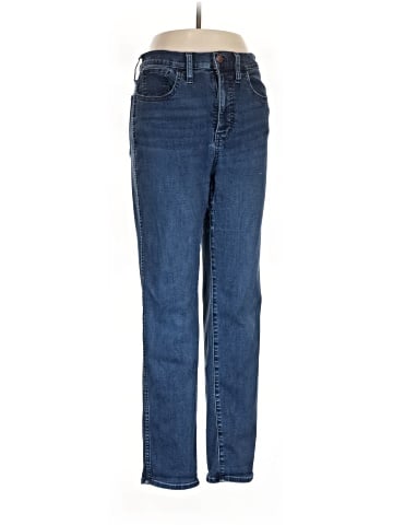 Madewell High-Rise Slim Straight Jeans in Larchley Wash: TENCEL&trade; Denim Edition (view 1)