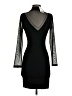 Mango Solid Black Cocktail Dress Size XS - photo 2