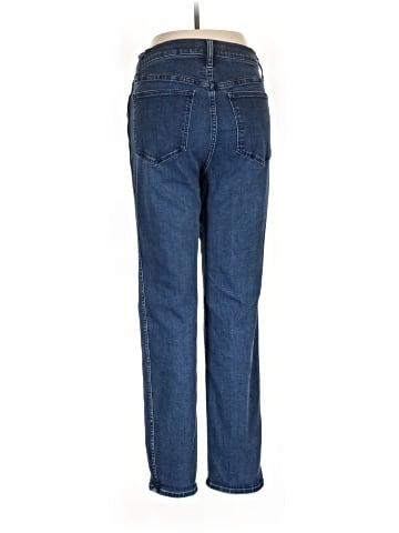 Madewell High-Rise Slim Straight Jeans in Larchley Wash: TENCEL&trade; Denim Edition (view 2)