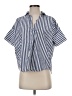 Madewell Stripes Blue Short Sleeve Blouse Size XS - photo 1