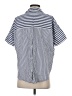 Madewell Stripes Blue Short Sleeve Blouse Size XS - photo 2