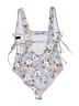 Hurley Floral Blue One Piece Swimsuit Size 2X - photo 2