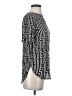 H&M 100% Viscose Silver Short Sleeve Blouse Size 2 - photo 4