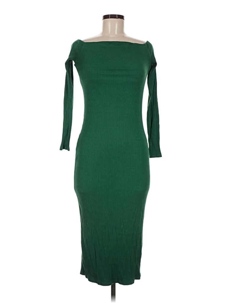Pre-owned Enza Costa Cocktail Dress In Green