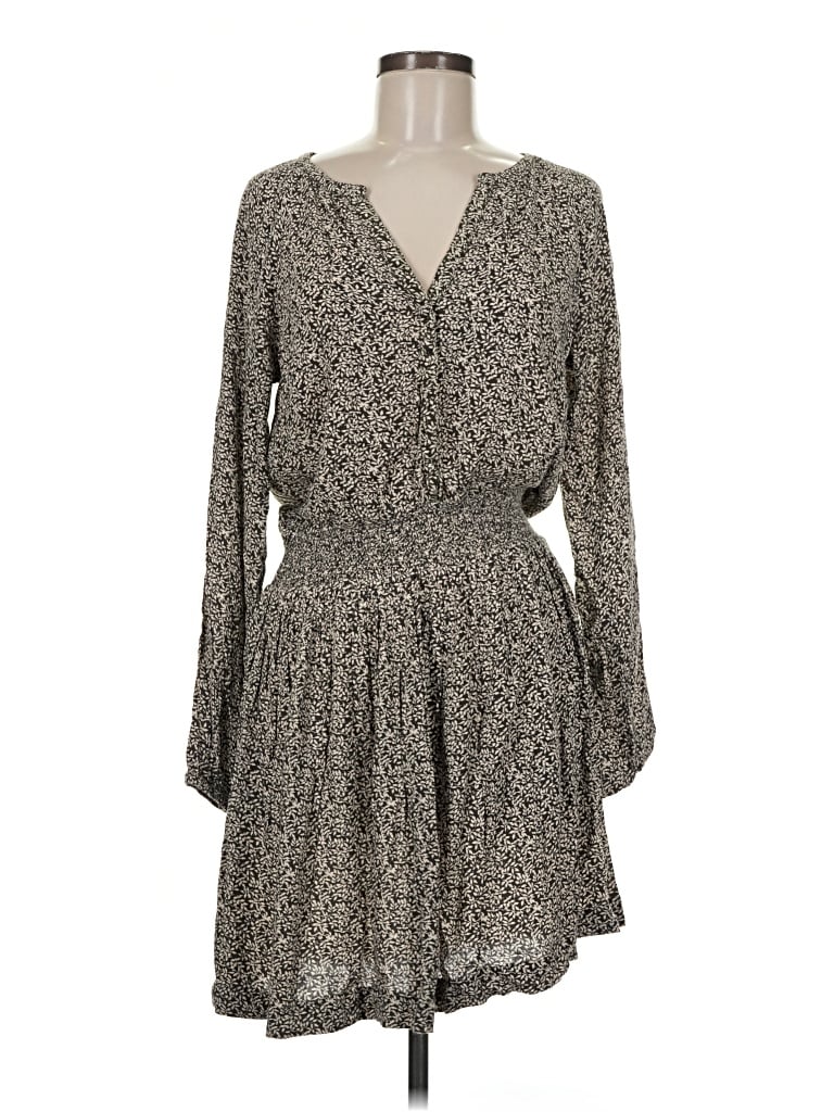 Pre-owned Faherty Casual Dress In Gray