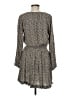 Faherty 100% Viscose Paisley Gray Casual Dress Size M - photo 2