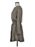 Faherty 100% Viscose Paisley Gray Casual Dress Size M - photo 5