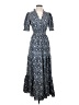 Max Studio Blue Casual Dress Size S - photo 1