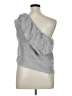 Zara Gray Sleeveless Blouse Size XL - photo 2