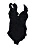 Summer Mae Solid Black One Piece Swimsuit Size S - photo 2