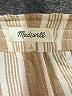 Madewell Stripes Tan Linen Pants Size S - photo 7
