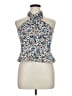Veronica Beard Blue Sleeveless Blouse Size 14 - photo 1