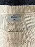 Wallace 100% Cotton Ivory Pullover Sweater Size S - photo 7
