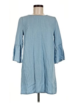 paper crane denim dress Paper Crane Blue Denim Button Front Mini Dress Women's Size M Short Sleeve  Jean