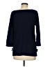 Talbots 100% Cotton Blue 3/4 Sleeve Top Size M - photo 2