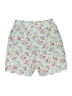 Unbranded 100% Polyester Floral Green Shorts Size 1X - photo 1