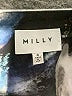 Milly Graphic Floral Multi Color Black Cocktail Dress Size 4 - photo 7